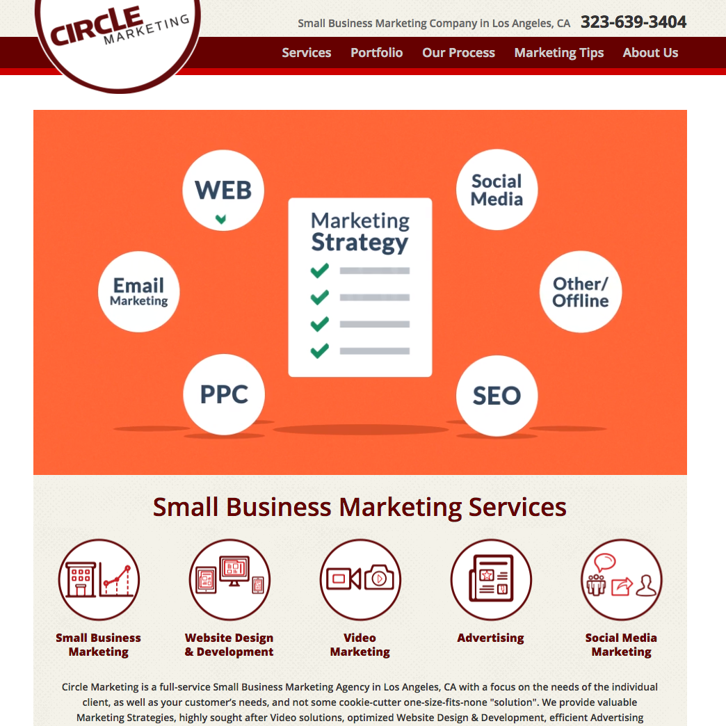 Circle Marketing and Advertising Logo